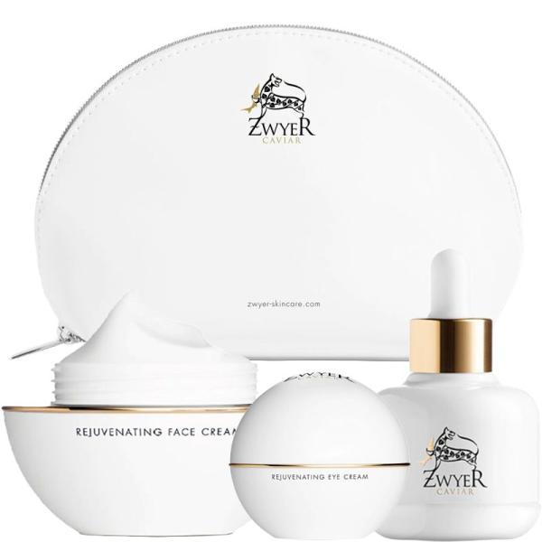 ZWYER CAVIAR Skincare Bundle 'ALL IN' 7-teilg & Pouches